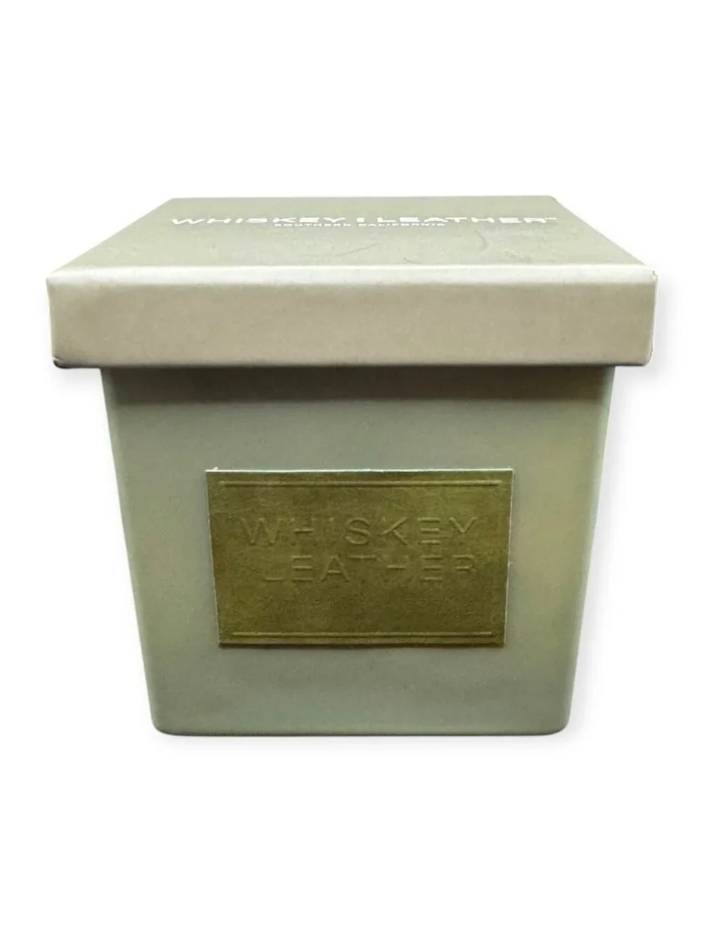 Whiskey and Leather Myrrh Hand Poured Scented Candle, 16 Oz